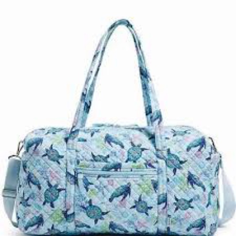Vera Bradley Large Travel Duffel - Turtle Dream NWT